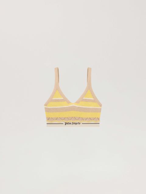 Palm Angels Logo Beach Knit Top