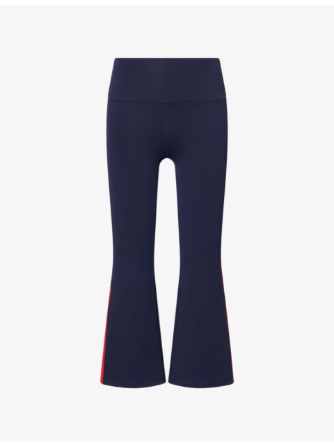 SPLITS59 Raquel High-Rise Cropped Stretch-Woven Leggings