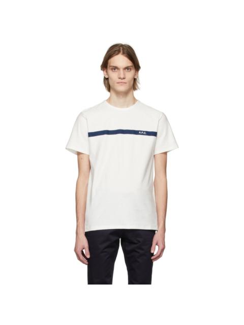 A.P.C. White Yukata T-Shirt