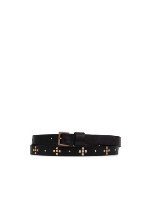 ALLSAINTS stud-embellished leather belt