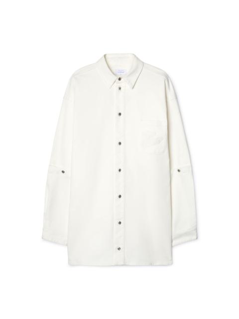Tシャツ・カットソー Off-White OW EMB COTWO OVER L/S SHIRT Off-White OW EMB COTWO OVER L/S SHIRT (Off-White/Tシャツ