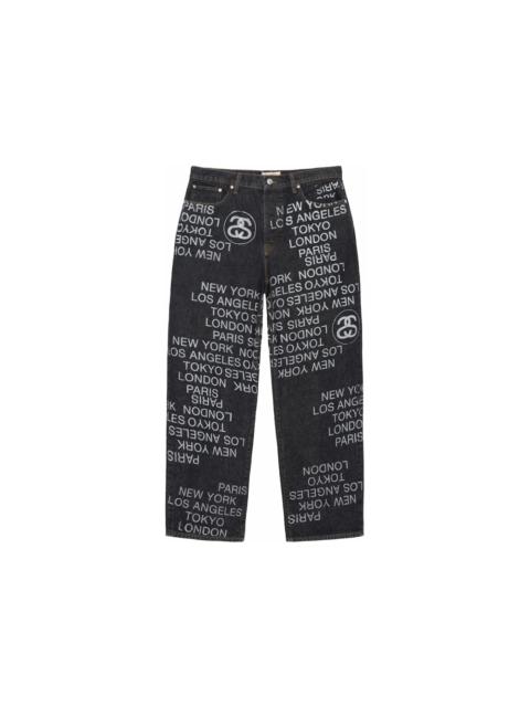Stüssy Stussy Big Ol' Denim City Link Jean Washed Black