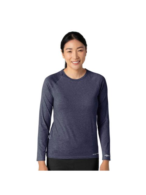 Carhartt Women's Force Sub-Scrubs Heathered Performance Long Sleeve Tee