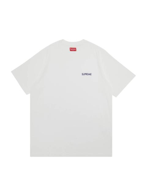 Supreme Washed Capital Short-Sleeve Top 'White'