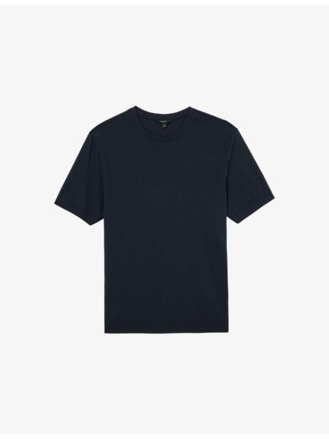 REISS Chad Crewneck Short-Sleeve Cotton-Blend T-Shirt