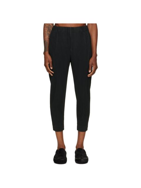 ISSEY MIYAKE Gray Monthly Colors August Trousers