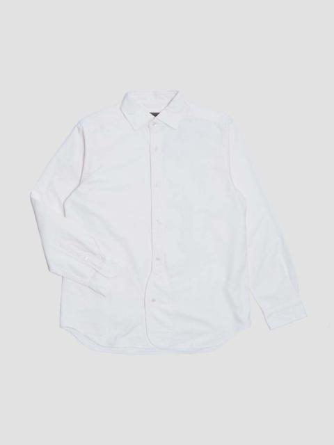 Nigel Cabourn British Officers Shirt in White