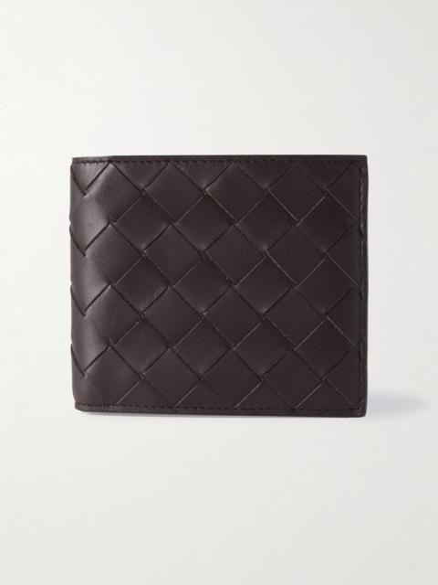 Bottega Veneta Intrecciato Leather Billfold Wallet Brown