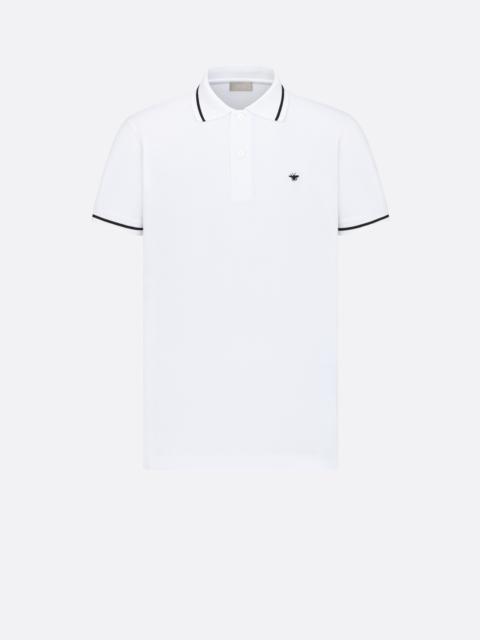 Dior Polo Shirt with Bee Embroidery