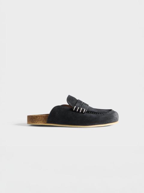 JW Anderson WOMENS STITCH LOAFER IN MIDNIGHT