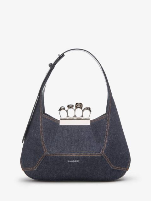 Women's The Jewelled Hobo Bag in Denim