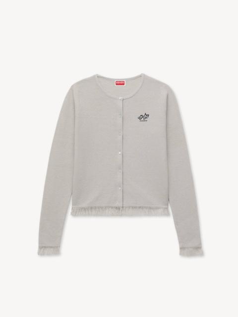 KENZO 'KENZO Sounds' embroidered cardigan in cotton linen