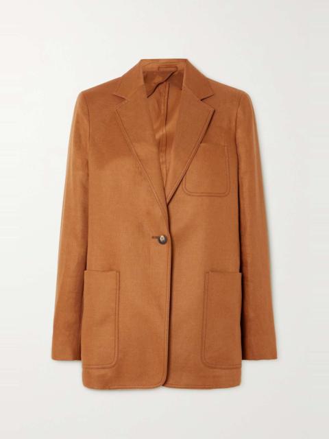 Max Mara Boemia linen-twill blazer