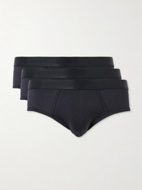 CDLP Three-Pack Stretch-Lyocell Briefs