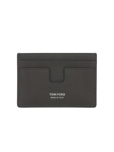 TOM FORD Soft Grain Leather T Line Classic Card Holder