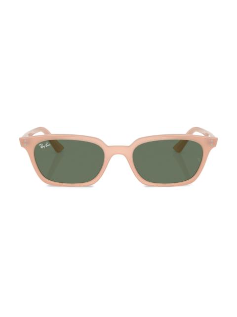 Ray-Ban Women's 0RB4456 Zaya 53MM Pillow Sunglasses - Beige Dark Green