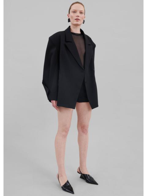 The Frankie Shop Pia Boxy Blazer - Black