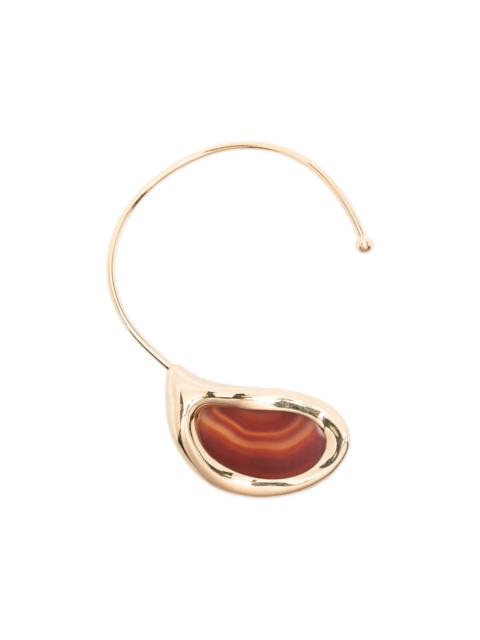 PANCONESI open agate necklace
