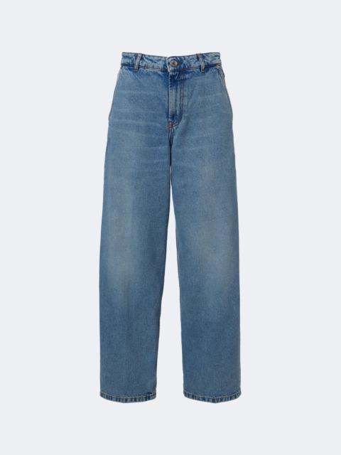 AMI Paris Mid-rise wide-leg jeans