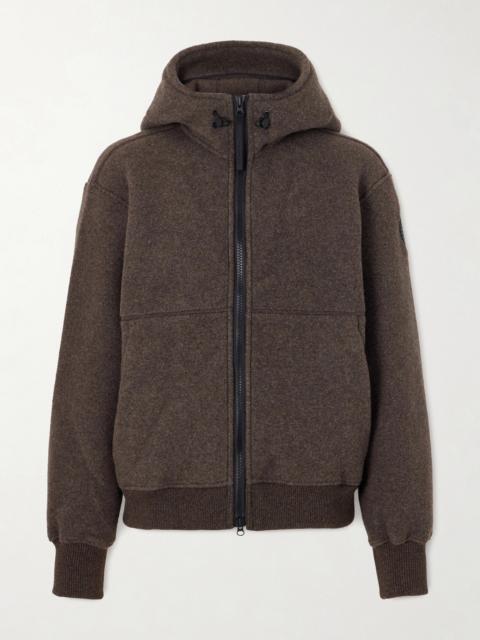 Canada Goose Chilliwack Hooded Wool-Blend Fleece Bomber Jacket