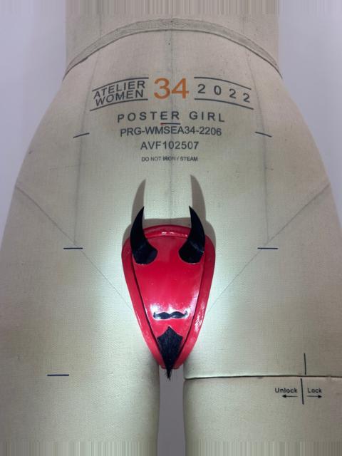 POSTER GIRL 'LUCIFER'S LANDING STRIP' C-STRING