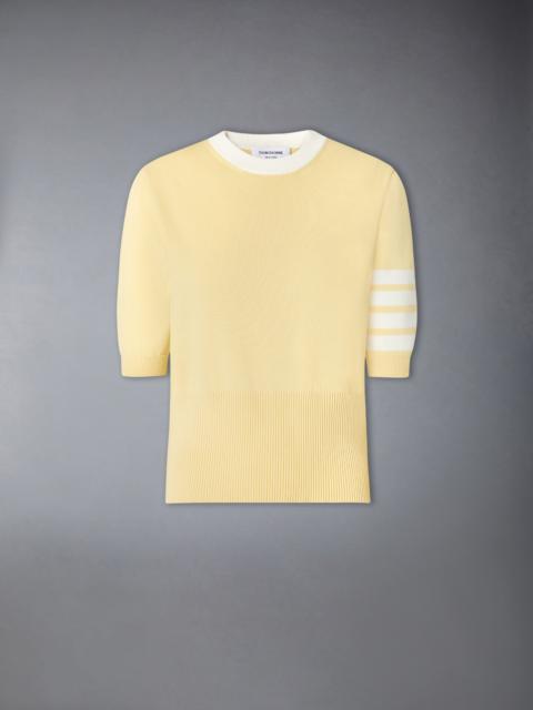 Thom Browne JERSEY HECTOR INTARSIA 4-BAR TEE