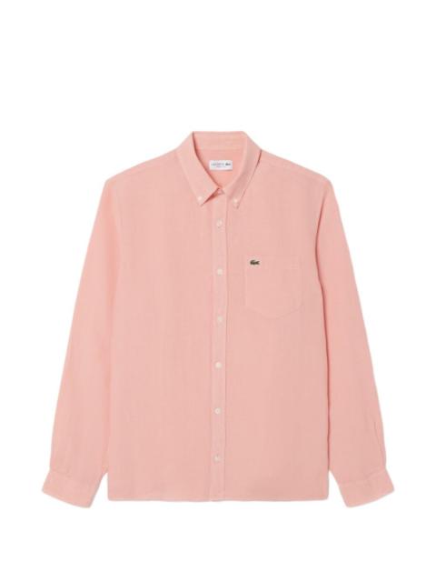 LACOSTE buttoned pocket shirt