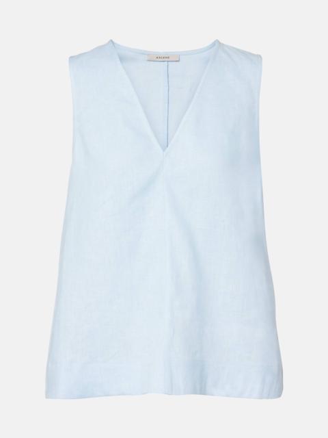 ASCENO Manta linen top