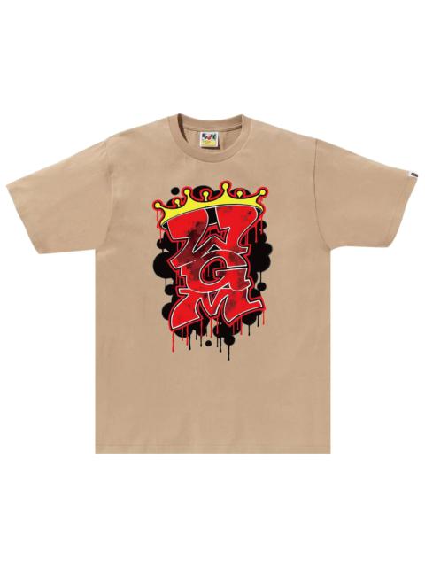 BAPE Graffiti WGM Tee 'Beige'