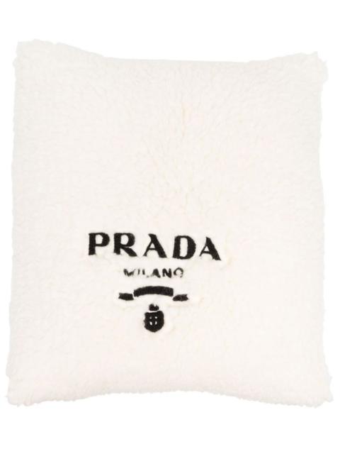 Prada faux-fur cashmere wool pillow
