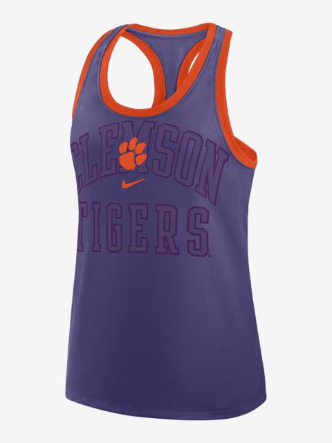 Nike Clemson Primetime Shadow Women's Nike College Racerback Tank Top