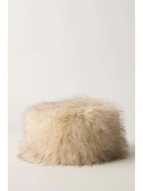 FREE PEOPLE Frostbite Fur Pillbox Hat