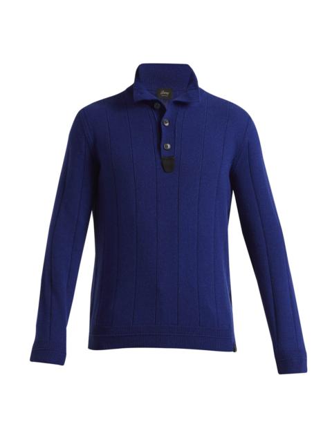 Men's Mock Neck Cashmere Sweater