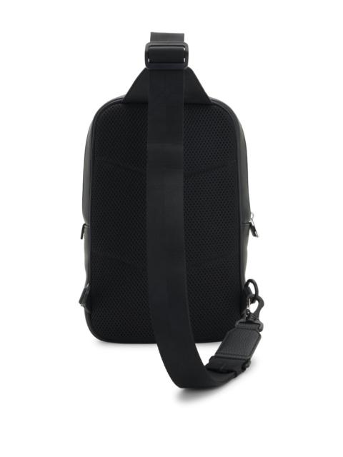 HUGO MODERN FAUX-LEATHER BACKPACK WITH LOGO LETTERING