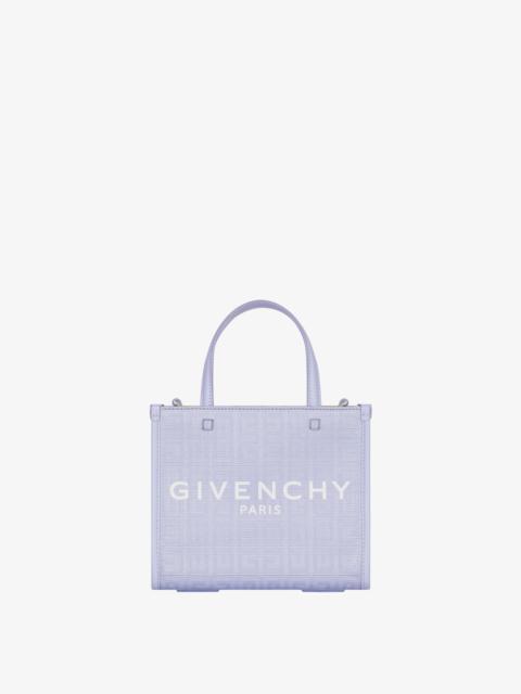 Givenchy MINI G-TOTE SHOPPING BAG IN 4G COATED CANVAS