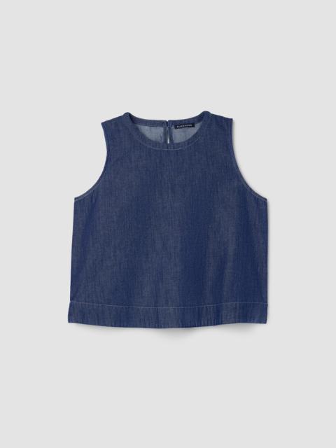 EILEEN FISHER Lightweight Organic Cotton Denim Shell