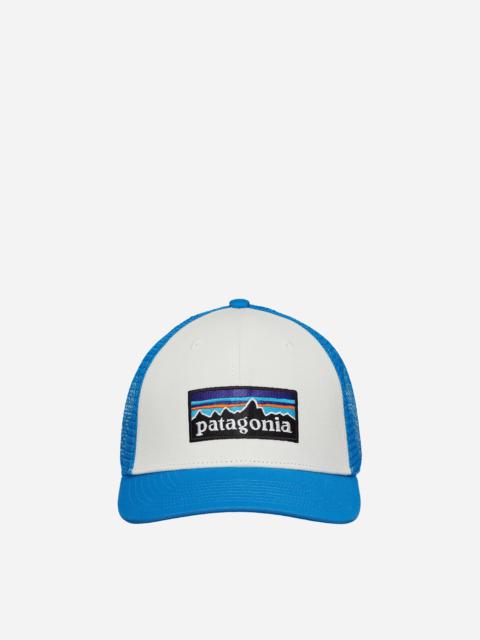 Patagonia P-6 Logo Trucker Hat White / Vessel Blue