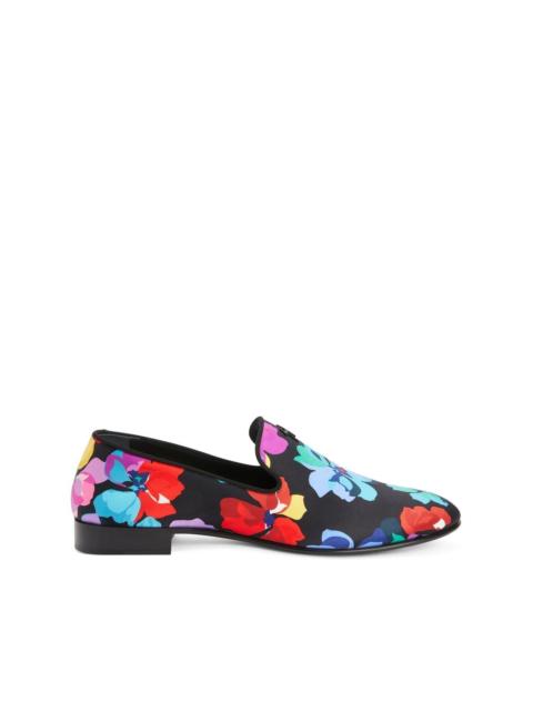 Giuseppe Zanotti Lewis Bloom printed loafers