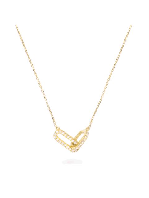 STONE AND STRAND Medium Diamond Linked Up Necklace