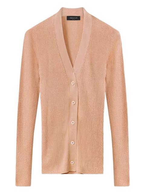 FABIANA FILIPPI ribbed buttoned cardigan