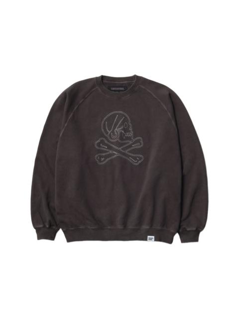 NEIGHBORHOOD SKULL-EMBROIDERED SWEATSHIRT
