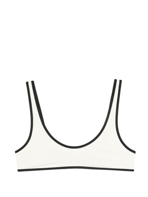 KIKI DE MONTPARNASSE contrast bikini top
