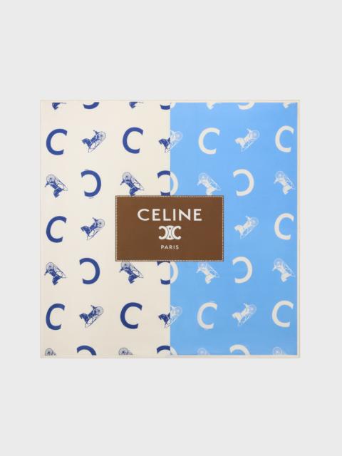 CELINE square IN silk twill