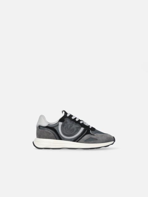 PINKO SUEDE SNEAKERS WITH LOGO