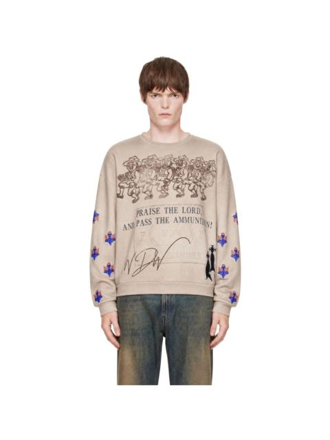 WHO DECIDES WAR Off-White Ammunition Crewneck Sweatshirt