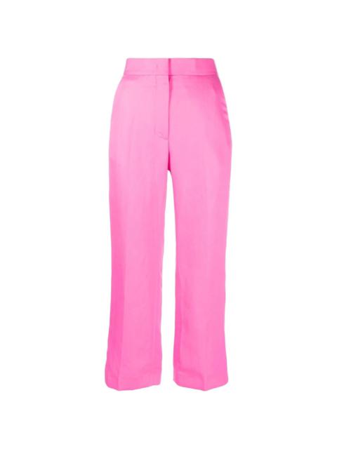 cropped tailored trousers