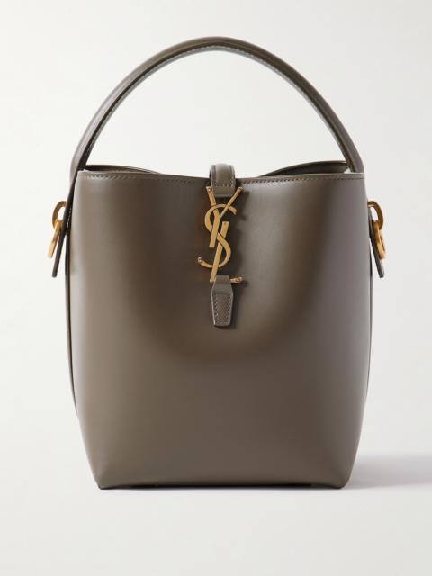 SAINT LAURENT Le 37 Small Leather Bucket Bag
