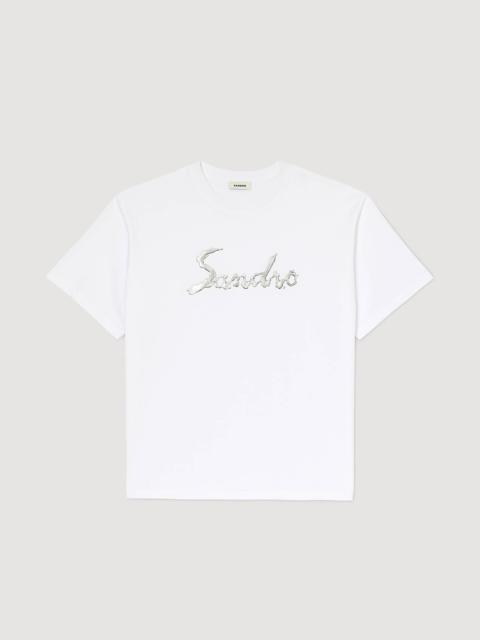 Sandro OVERSIZED COTTON T-SHIRT