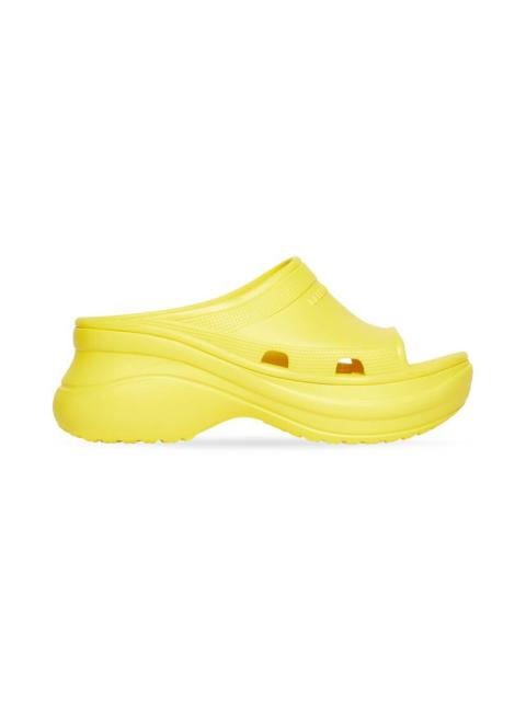 BALENCIAGA Women's Pool Crocs™ Slide Sandal in Yellow