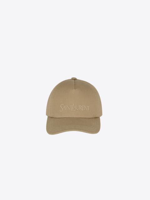 saint laurent cap in gabardine